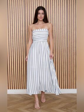 NWT The Workshop Linen Dress Size M